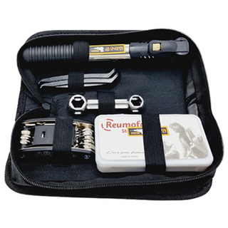 공구라면 ( 09RM ) 자전거 수리키트 자전거 만능 공구세트 펑크 수리 패치, 1개, 혼합색상