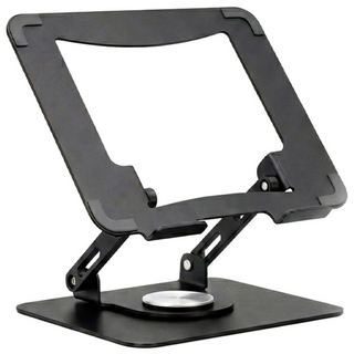 LxU 프리미엄 360도 회전 높이조절 노트북 태블릿 거치대 스탠드, 1개, 카본