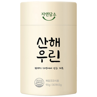 산해우린 통 30알 1팩 밀푀유나베 샤브샤브 떡국 된장국 베이스 육수, 1개, 90g