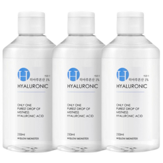 GLOW MONSTER 1%小分子玻尿酸原液, 250ml, 3瓶