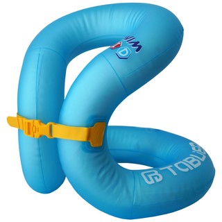 따블리에 어린이 넥튜브 물놀이조끼 부력조끼 수영보조용품 물놀이튜브 아마존판매, 블루, 1개