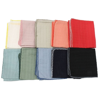 [서울양품점] 솔리드 무지 쁘띠 스카프 면손수건 가제손수건 선물