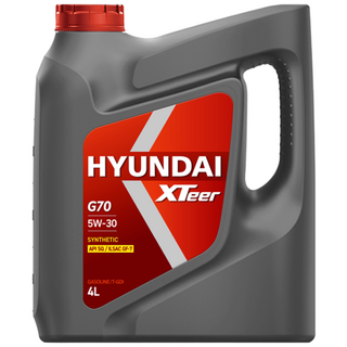 현대엑스티어 G70 5W-30 4L 가솔린 엔진오일 합성유, 1개