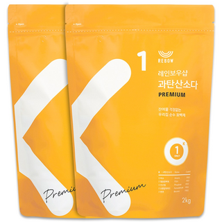 레인보우샵 과탄산소다 프리미엄 2kg, 2개