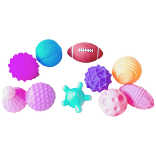 펫카 강아지 터그놀이 라텍스 삑삑이 공 10종 세트 TD-19, 혼합색상, 1세트