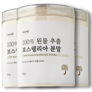 시니어팜 100% 프리미엄 보스웰리아 원물 추출 분말, 300g, 3개