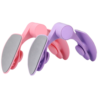 [1+1] [푹신패드] 듀링 케겔 운동 기구 허벅지 내전근 당뇨 운동, 퍼플+핑크