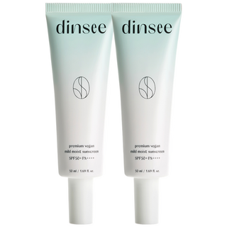 딘시 프리미엄 비건 마일드 모이스트 선크림 (SPF50+PA++++) 2개, 50ml