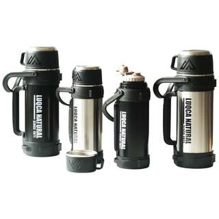 루카 마운틴프로 대용량 보온병 보냉병, 1개, 2L, 스틸 실버