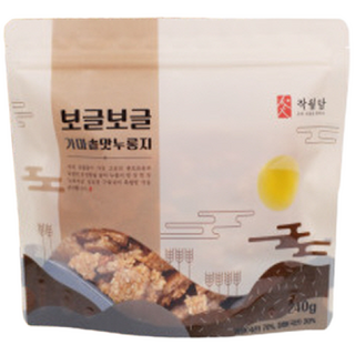 작월담 보글보글 끓여먹는 가마솥 맛 누룽지, 240g, 4개