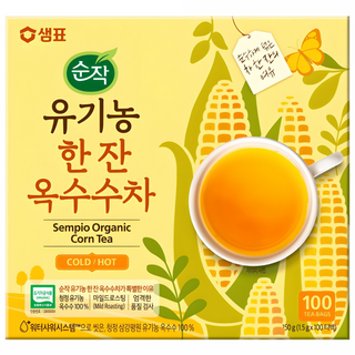 순작 유기농 한 잔 옥수수차, 1.5g, 100개입, 1개