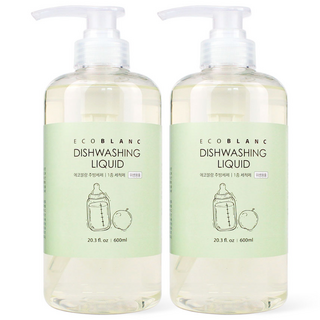 에코블랑 젖병세정제 주방세제, 2개, 600ml