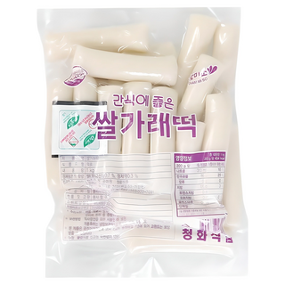 참미소떡볶이 쌀가래떡, 1kg, 2개