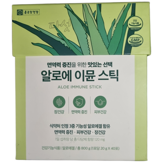 종근당건강 알로에 이뮨스틱 20g x 40포, 1개, 800g