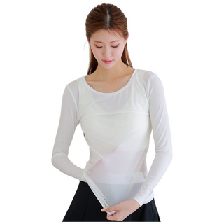 제이비골프 골프 이너웨어 여성 메쉬 냉감 쿨링 UV차단 라운드넥 여름 스포츠 자외선차단