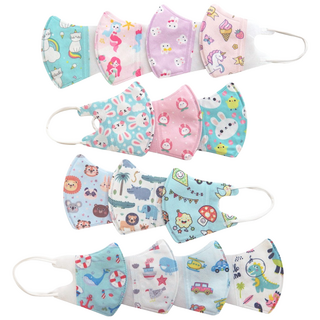 마미몰 믹스 플러스 새부리형 유아 아동 마스크 100매(20매x5개 디자인) 어린이 아기, 여아용, 4개, 25개입, 초소형