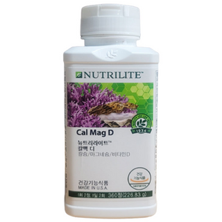 [한국암웨이정품]암웨이 칼맥디/ 칼슘 마그네슘 비타민 D 보충, 360정, 1개
