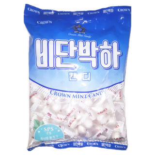 크라운 비단박하캔디, 400g, 3개