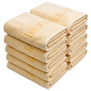 라브릭 먼지없는 프리미엄 호텔 수건 고급 타월, 10개, 바닐라 크림