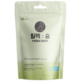 강아지 기관지 협착증 기침 영양제 릴렉숨, 80정, 호흡기/기관지, 1개
