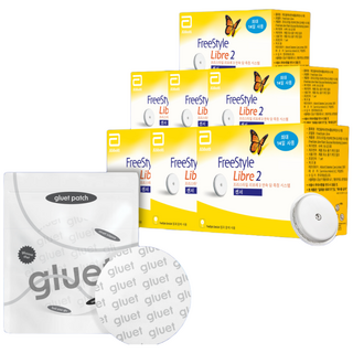 프리스타일 리브레2 연속 당 측정 시스템 + 글루어트 패치 20매 (당뇨소모성재료 제공), 7개