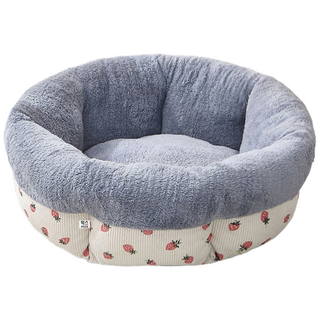 믹스MICS 사계절 반려동물 칠각형 컵케이크 논슬립 방석 쿠션 펫하우스 미끄럼 방지 펫방석 강아지 고양이 극세사 강아지집 고양이집 애견 애묘 개집, 1개, 클래식 그레이