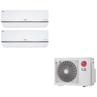 LG휘센 1등급 벽걸이 에어컨 올인원 2IN1 조합형 시스템 6평/8평/10평/13평 ND, 일반배관형, 2IN1(6평+6평)