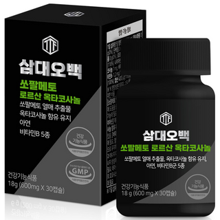 삼대오백 쏘팔메토 로르산 옥타코사놀, 1개, 18g