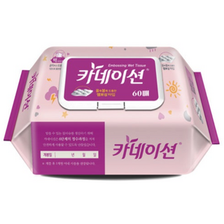 카네이션 엠보싱 캡형 대형물티슈 60매X20팩 (200*300mm), 60개입, 20개