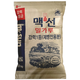 0204. 맥선 강력 1등밀가루(제빵전용분) 20kg 맥선밀가루, 1개