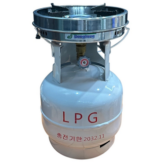 동성 해바라기버너 신형 가스버너 세트, 03. 1004버너+가스통3kg+링가드+스티커, 1세트