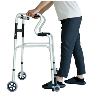 진작보행기 브레이크기능 노인 보행보조기 고급형 워커 뒷바퀴포함, 1개
