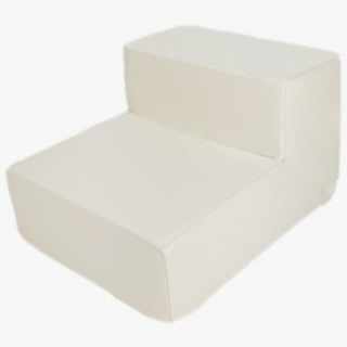 8 DECO 2단 PU방수 강아지계단 스펀지포함, 아이보리 2단