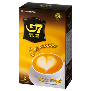 G7 G7커피 카푸치노 헤이즐넛, 18g, 12개입, 1개