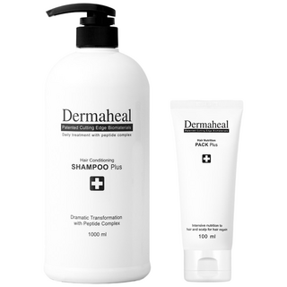 [더마힐 공식] 헤어 컨디셔닝 샴푸 1000ml + 헤어팩 100ml, 1개