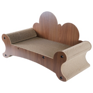 누심비 고양이 스크래쳐 쇼파 수직 조립 우드 숨숨집, 1개