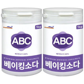 ABC클렌저 베이킹소다, 1kg, 2개