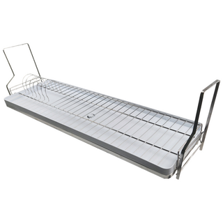 한샘 MSYS 모던식기건조대 900용 부착식 싱크대선반, 1개, 실버