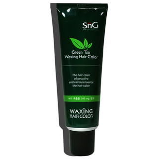 SnG그린티 왁싱 헤어칼라 . 헤어메니큐어. 셀프컬러트리트먼트. 240ml, 투명, 1개