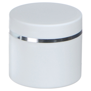 허브스프레이 백색크림용기 실버띠, 1개, 100g