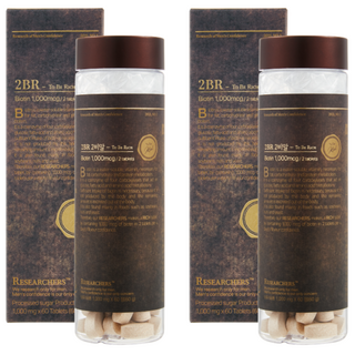 2BR 투비알 남성용 맥주효모 비오틴 영양제, 60정, 2개