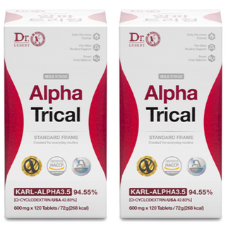 [본사 정품] 알파 트리컬 Karl-A 3.5 미국 알파cd, 2개, 120정