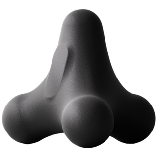 ACDI 다목적 근육 이완 스트레칭 사각 파스텔 마사지볼, 1개, 그레이