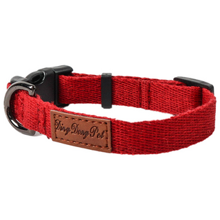딩동펫 반려동물 캐시미어 목줄, 레드, 1개