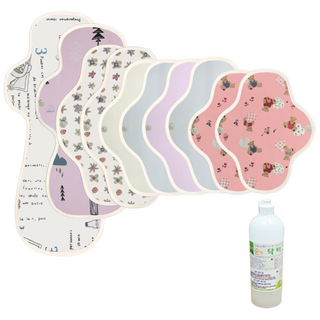 면달셋 면생리대 / 꼭 필요한구성으로묶은 세트 / 체험세트 / 식약처고시 발암물질없는 생리대, 무늬랜덤