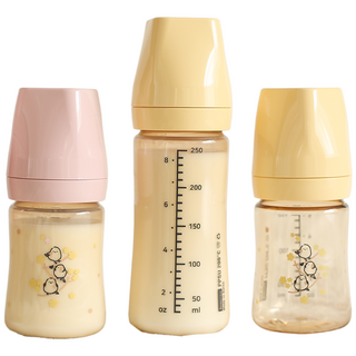 PPSU奶瓶 麻雀圖案, S號(1~3個月), Marigold, 150ml, 2個