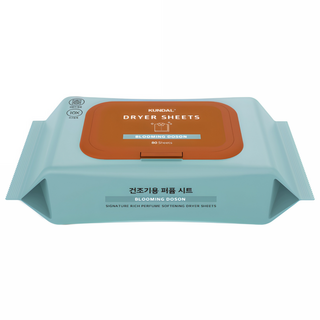 KUNDAL 昆黛爾 10倍超濃縮香氛衣物柔軟片 Blooming Doson 海風花香, 80枚, 1個