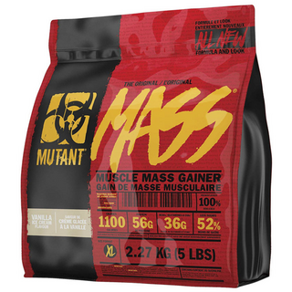 뮤턴트 더 오리지널 머슬 매스 게이너 바닐라 아이스크림, 1개, 2.27kg