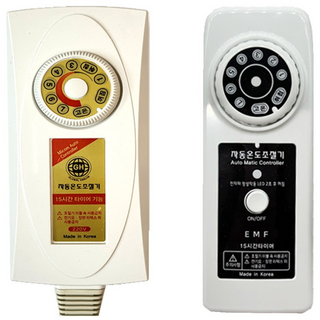 무자계 4구/4핀 멀티 EMF / 자동온도조절기 검정마크표시 전기요 전기장판 자동 온도조절기, 1개