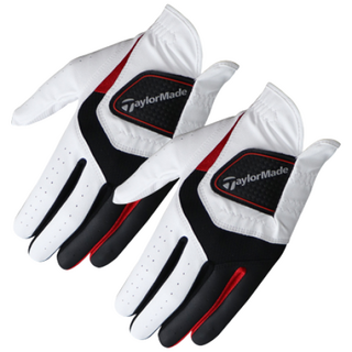 테일러메이드 퍼포먼스 골프장갑 남성용, 화이트, 2개